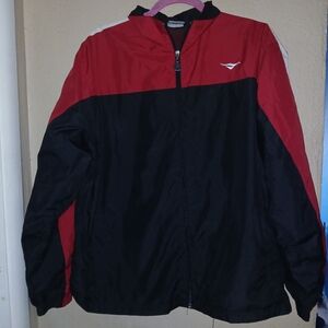 Men's Red and Black Lightweight Jacket
